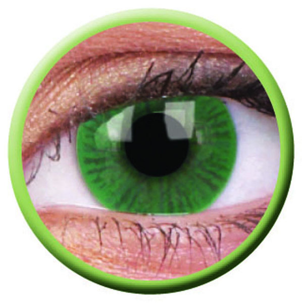ColourVue Basic - Green (2 šošovky trojmesačné) - nedioptrické