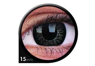 ColourVue Big Eyes - Awesome Black (2 šošovky trojmesačné) - nedioptrické-dopredaj; výroba ukončená