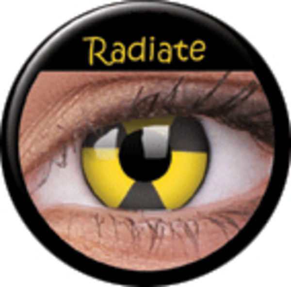 ColourVue Crazy šošovky - Radiate (2 ks trojmesačné) - nedioptrické