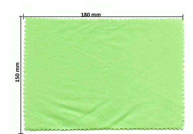 Handričku na okuliare z mikrovlákna jednofarebný - svetle-zeleny 150x180