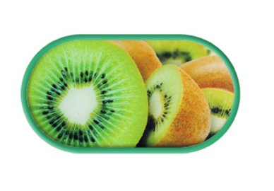 Púzdro so zrkadielkom motív Ovocie - Kiwi