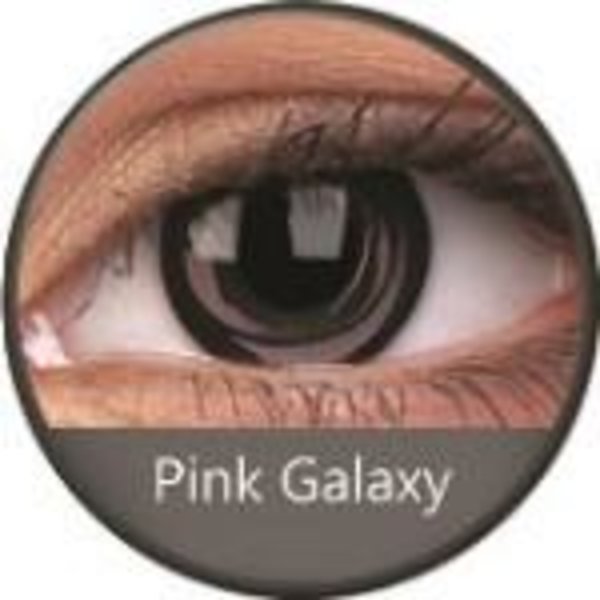 Phantasee Crazy šošovky - Pink Galaxy (2 ks ročné) - nedioptrické - exp.02/2021