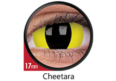 ColourVue Crazy šošovky 17 mm - Cheetara (2 ks ročné) - nedioptrické