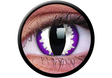 ColourVue Crazy šošovky - Purple Dragon (2 ks ročné) - nedioptrické