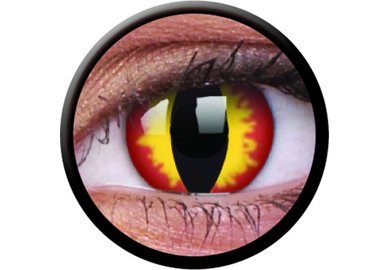ColourVue Crazy šošovky - Dragon Eyes (2 ks trojmesačné) - dioptrické - dopredaj