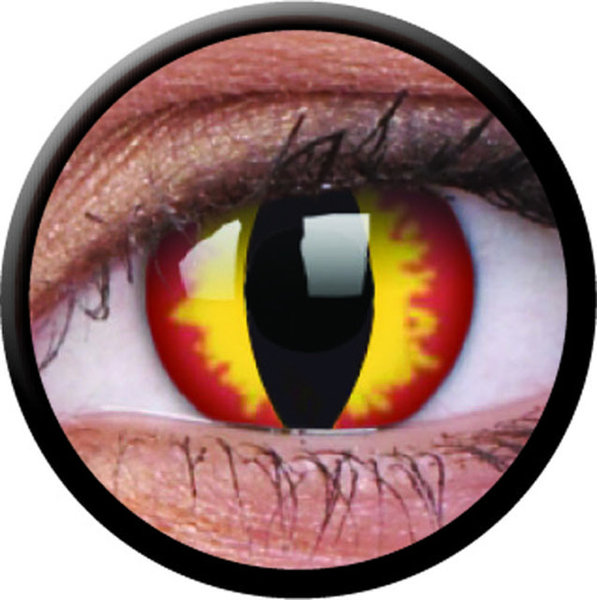 ColourVue Crazy šošovky - Dragon Eyes (2 ks trojmesačné) - dioptrické - dopredaj