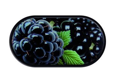 Púzdro so zrkadielkom motív Ovocie - Černice